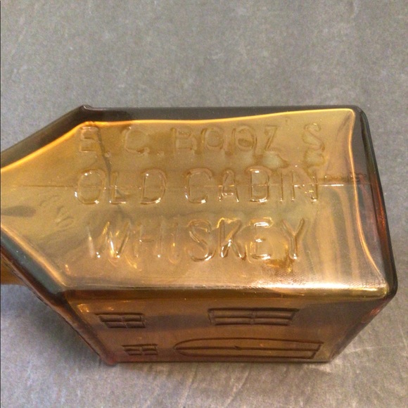 Vintage E.C Booz’s old cabin Whiskey bottle - Picture 5 of 6